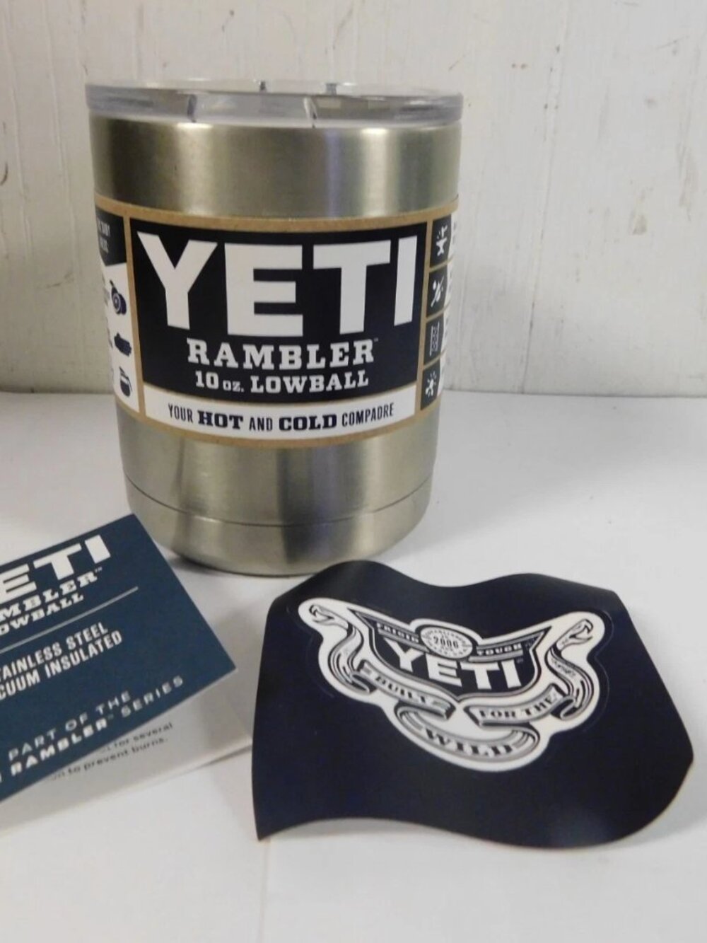 YETI Rambler 10oz Lowball Stainless Steel with Magslider Lid Mug